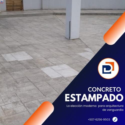 CONCRETO ESTAMPADO.INSTALACION y PRODUCTOS